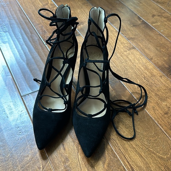 Vince Camuto, VC-BARSHA 9M, black suede - Picture 6 of 6